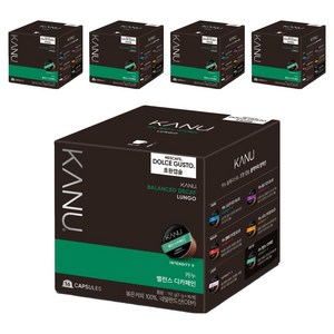 카누 밸런스 디카페인 돌체구스토 호환 캡슐커피, 7g, 16개입, 5개