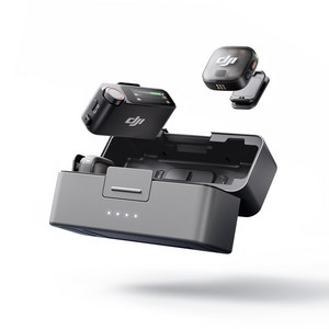 DJI Mic 3 2 TX + 1 RX + 충전 케이스 세트, DMT03(송신기) + DMR03(수신기) + DMC03(충전케이스), 혼합색상