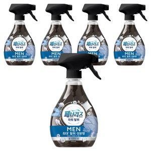 페브리즈 섬유탈취제 맨 쿨 아쿠아향 본품, 370ml, 5개