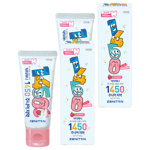 제니튼 닥터제니 1450 주니어 치약 라즈베리향, 60g, 2개