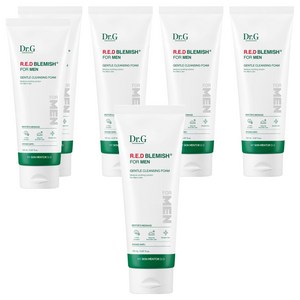 닥터지 레드 블레미쉬 포 맨 젠틀 클렌징 폼, 150ml, 6개