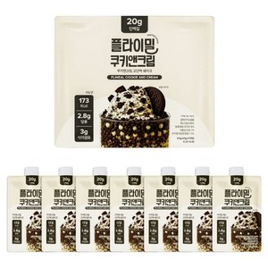 플라이밀 단백질 쉐이크 쿠키앤크림, 45g, 7개