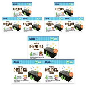 베베쿡 처음 먹는 어린이 김, 15g, 9개, 순수