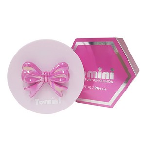투미니 퓨어 선쿠션 SPF43 PA+++ 리본 진핑크, 14.5g, 1개