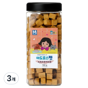 마도로스펫 강아지 고양이 트릿, 소프트연어, 160g, 3개