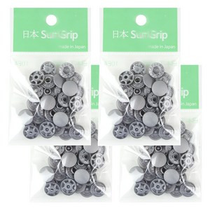 썬그립 티단추 13mm, 그레이, 40세트