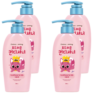 베비언스 핑크퐁 컨디셔너 자몽릴리향, 380ml, 4개