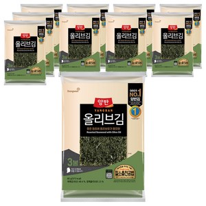 양반 올리브 김, 60g, 10개