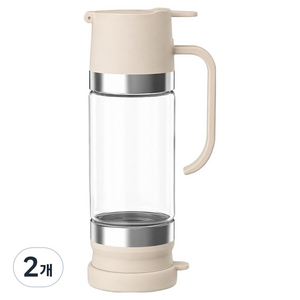 마리슈타이거 프로피 허니 앤 시럽 디스펜서 L 350ml, 아이보리, 2개