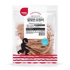 바다원 칼맞은 오징어, 130g, 1개