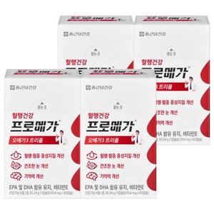 종근당건강 정품 프로메가 오메가3 트리플, 60정, 4개