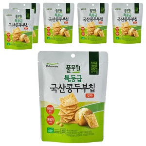 풀무원 특등급 콩 두부칩 감자, 40g, 6개