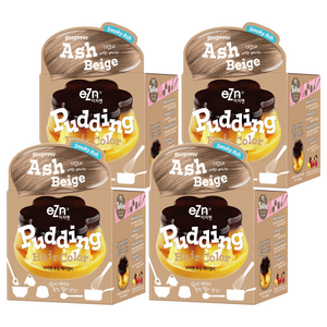 eZn 푸딩 헤어컬러 염색제 70ml, 스탑오버애쉬베이지, 4개