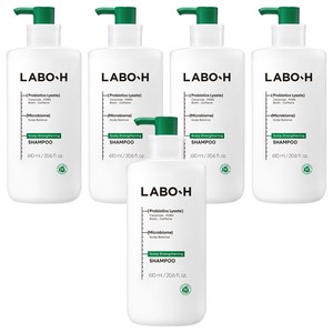 라보에이치 두피강화 클리닉 기능성 샴푸, 610ml, 5개