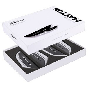 메이튼 쏘렌토 MQ4 도어포켓 몰딩, 도어캐치, 블랙 + 크롬몰딩