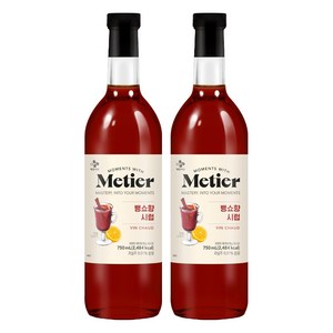 메티에 뱅쇼향 시럽, 2개, 750ml