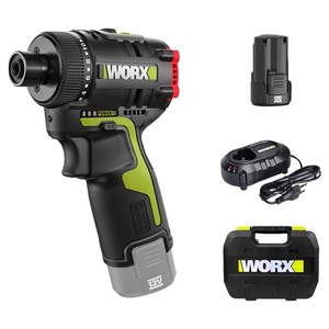 WORX 충전드릴 12V BL WU129.1, 1개