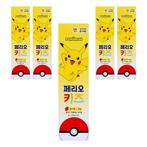 페리오 키즈 포켓몬스터 치약 딸기향, 75g, 1개입, 5개