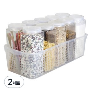 실리쿡 사각롱트레이대세트, 10개, 2세트