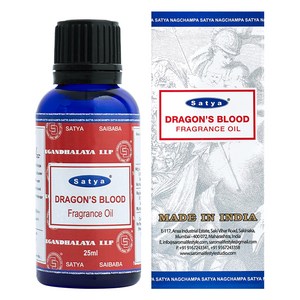 나그참파코리아 인센스 향 아로마오일, 1개, 25ml, 드래곤블러드