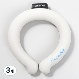 리버폭스 아이스넥 프로 제로넥 쿨러 26mm NL-102, 화이트그레이, 3개