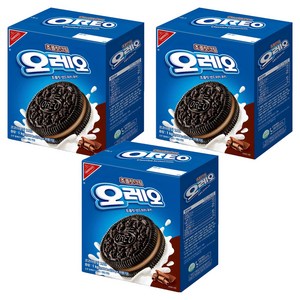 오레오 초콜릿 크림 초콜릿 샌드위치 쿠키, 1kg, 3개