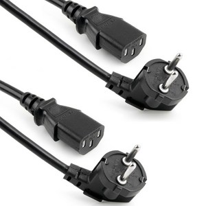 애니포트 국산 AC코드 220V 10A 0.75SQ 파워케이블, 2개, 1.5m