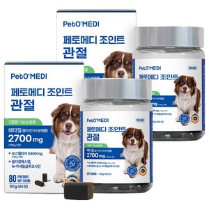 페토메디 강아지 영양제, 80정, 뼈/관절강화, 2개