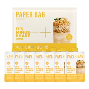 페이퍼백 마이너스 쉐이크 병아리콩, 60g, 7개