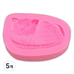 케이코퍼레이션 다용도 실리콘몰드 캣하우스, 5개