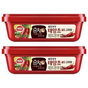 순창궁 태양초 골드 고추장, 170g, 2개