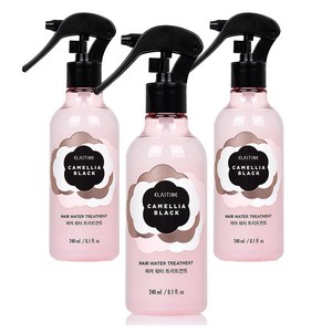 엘라스틴 카멜리아 블랙 헤어 워터 트리트먼트, 240ml, 3개
