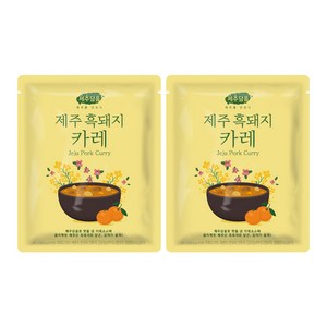 오뚜기 제주담음 제주 흑돼지 카레, 250g, 2개