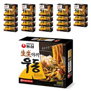 생생우동 생생야끼우동 데리야끼맛, 251g, 20개