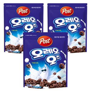 오레오오즈 시리얼, 250g, 3개
