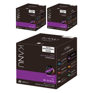 카누 볼드 다크로스트 돌체구스토 호환 캡슐커피, 7g, 16개입, 3세트