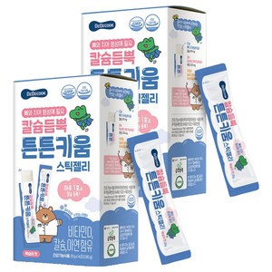 베베쿡 칼슘듬뿍 튼튼키움 스틱젤리 14p, 2개, 280g