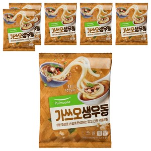 풀무원 가쓰오 생 우동 1인분, 192g, 6개