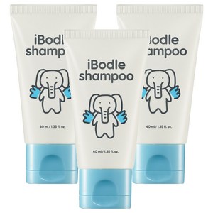 아이보들 샴푸, 40ml, 3개