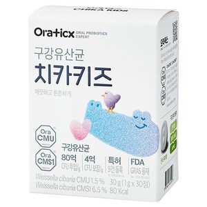 오라틱스 치카키즈 어린이 구강유산균, 30정, 1개