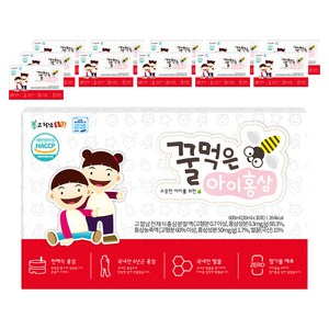 고철남홍삼 꿀먹은 아이홍삼, 30회분, 12개
