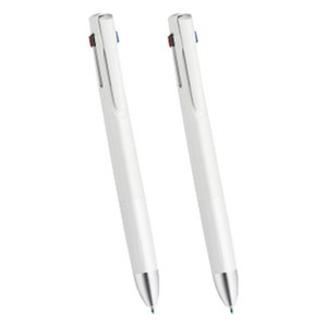 제브라 블렌 4 + S 펜 0.7mm, 화이트, 2개