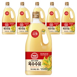 해표 옥수수유, 1.8L, 6개