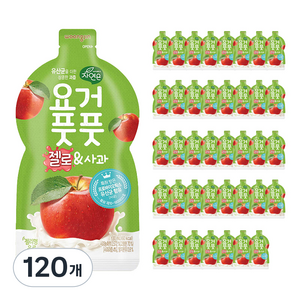 자연은 요거풋풋 젤로 앤 사과 젤리형 음료, 100ml, 120개