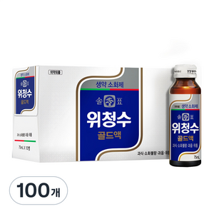 솔표 위청수 골드액, 75ml, 100개