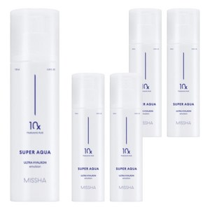 미샤 수퍼 아쿠아 울트라 히알론 에멀전, 130ml, 5개