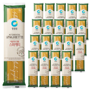 청정원 이탈리아 정통 스파게티면, 500g, 20개