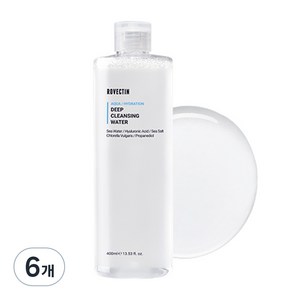 로벡틴 아쿠아 딥 클렌징워터, 400ml, 6개