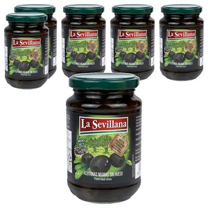 라세빌라나 블랙올리브, 370g, 6개