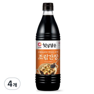 햇살담은 조림간장, 840ml, 4개